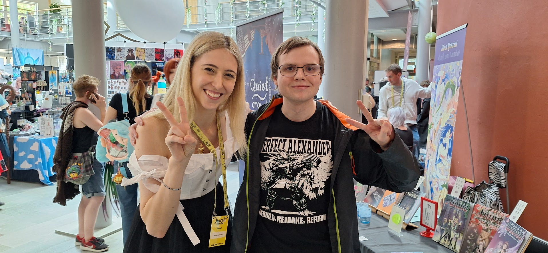 Me looking slightly awkward next to Erika
Harlacher